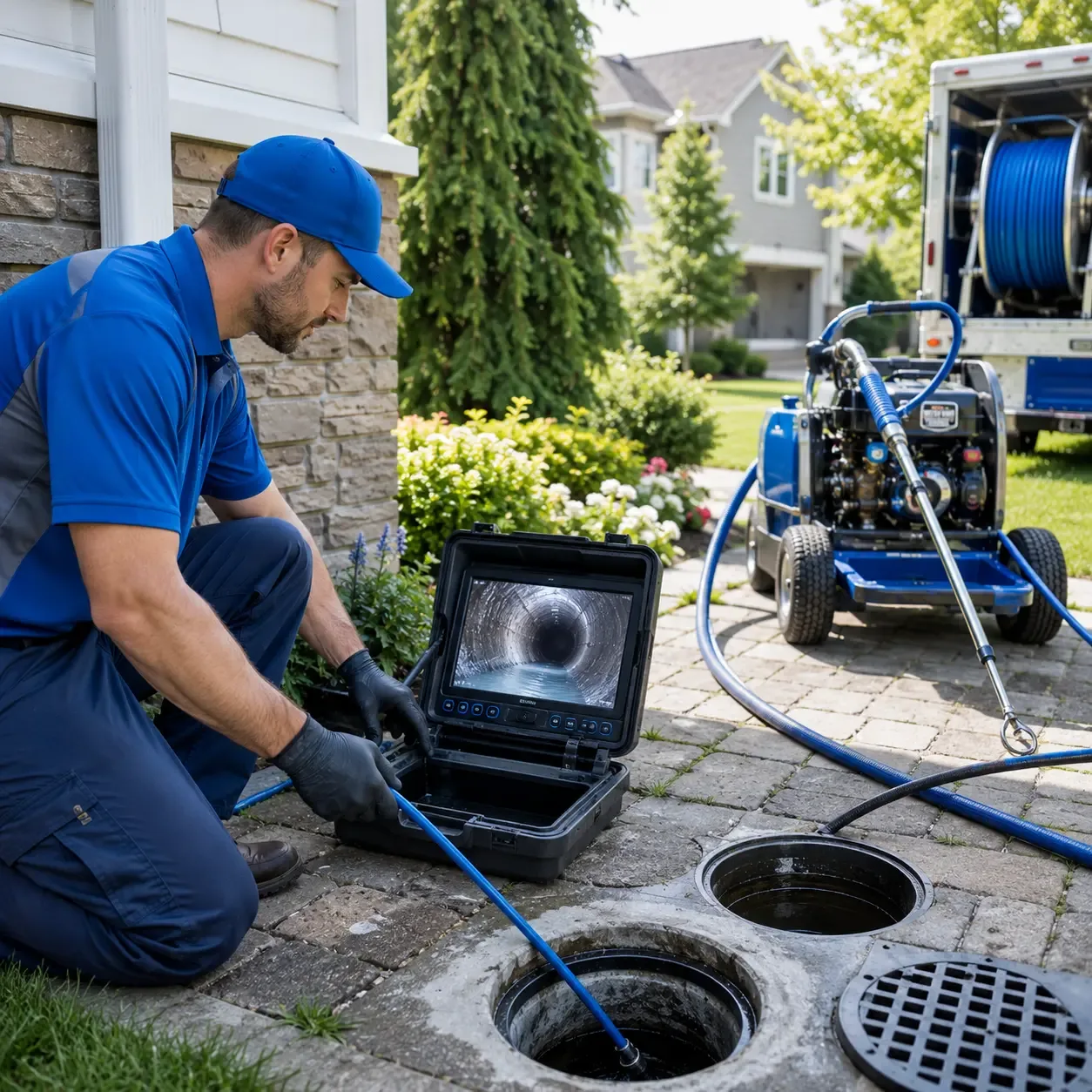 Outdoor drain cleaning professionals serving Louin, MS