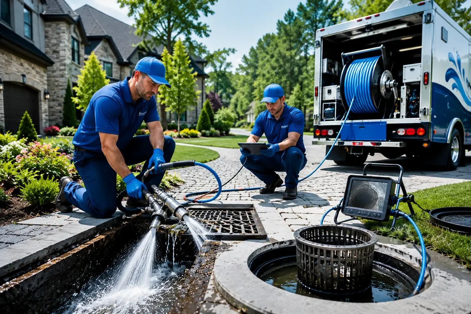 Local outdoor drain cleaning professionals in Louin, MS